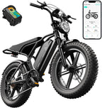 Electric Bike for Adults 1500W Peak 20 Fat Tire All-Terrain E-Bike 60/110 Miles 28 MPH Electric Dirt Bike