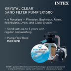 INTEX Ultra XTR 16ft x 48in Above Ground Swimming Pool Set w/ Filter Pump