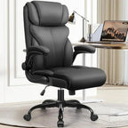 Office Chair Large High-Foot Computer Desk Chair Chair Lumbar Support Rotating Computer Chair