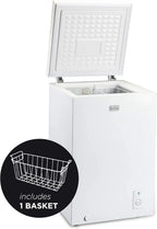 BLACK+DECKER 2.0 Cu. Ft. Compact Chest Freezer, Deep Freezer Holds Up To 70 Lbs. of Frozen Food