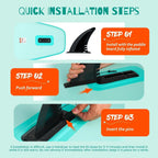 FunWater Inflatable Stand Up Paddle Board Premium SUP Paddle Accessories EVA Deck