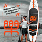 FunWater Inflatable Stand Up Paddle Board Premium SUP Paddle Accessories EVA Deck