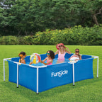 Funsicle Activity Lap 7' x 5' x 24 Family Above Ground Swimming Pool